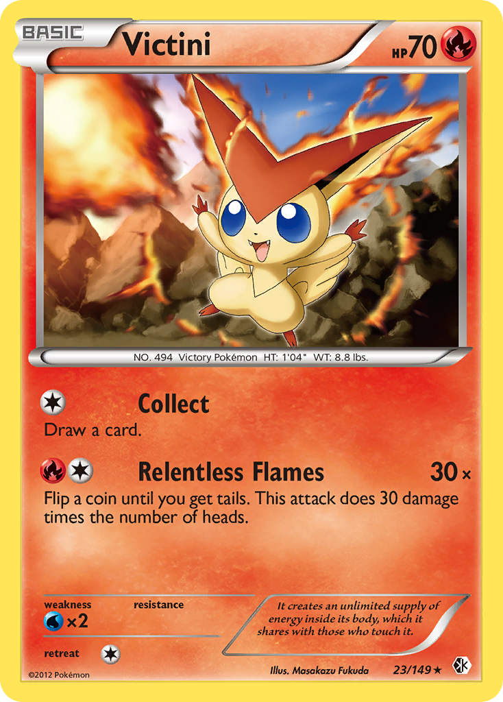 Victini (23) [Boundaries Crossed] - Deck Out Gaming