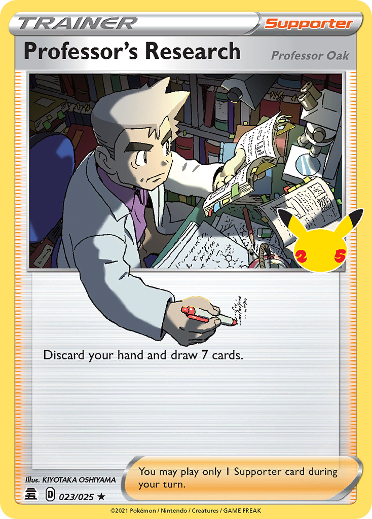 Professor's Research (023/025) [Celebrations: 25th Anniversary] - Deck Out Gaming