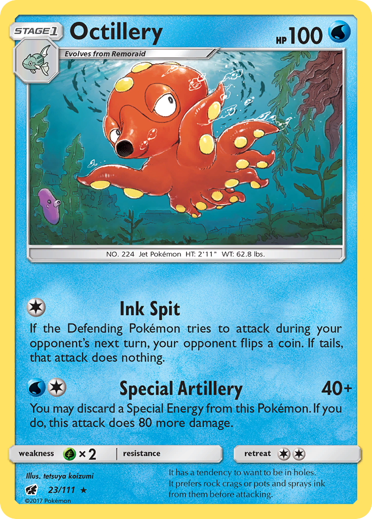 Octillery (23) [SM - Crimson Invasion] Reverse Holofoil - Deck Out Gaming