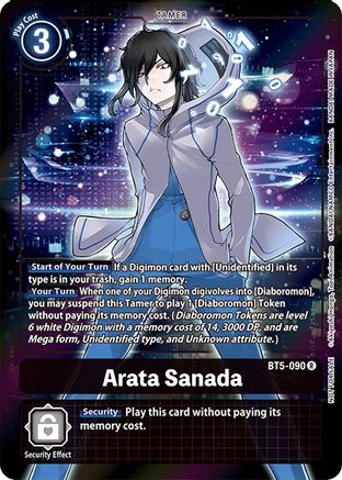 Arata Sanada (Box Topper) (BT5-090) [Battle of Omni] Foil