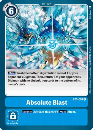 Absolute Blast (BT5-097) [Battle of Omni]