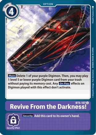 Revive From the Darkness! (BT5-107) [Battle of Omni]