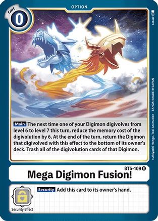 Mega Digimon Fusion! (BT5-109) [Battle of Omni]