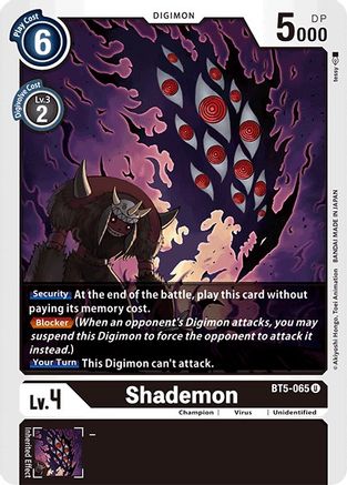 Shademon (BT5-065) [Battle of Omni]