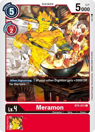 Meramon (BT5-011) [Battle of Omni]