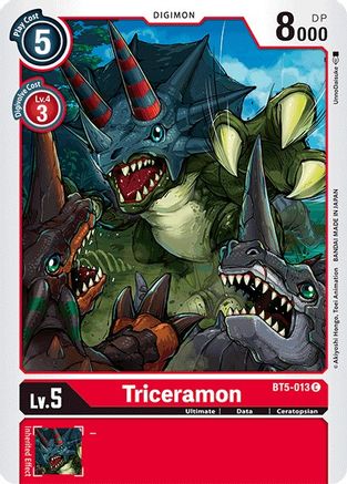 Triceramon (BT5-013) [Battle of Omni]