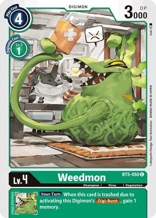 Weedmon (BT5-050) [Battle of Omni]