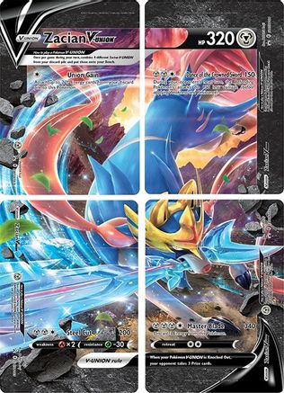 Zacian V-Union (Set of 4) [Sword & Shield: Black Star Promos] - Deck Out Gaming