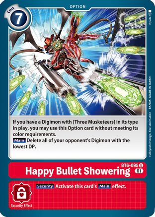 Happy Bullet Showering (BT6-095) [Double Diamond]