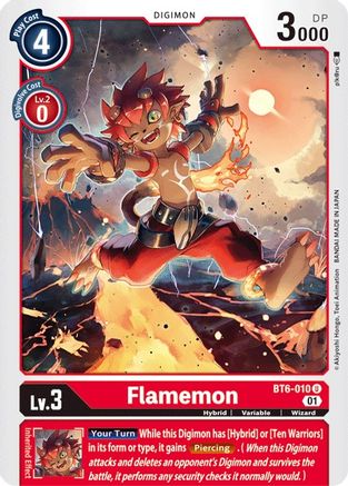 Flamemon (BT6-010) [Double Diamond]