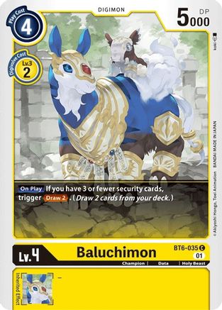 Baluchimon (BT6-035) [Double Diamond]