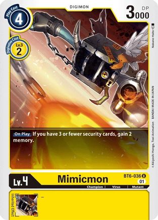 Mimicmon (BT6-036) [Double Diamond]