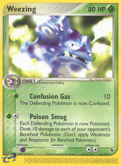 Weezing (24) [Ruby and Sapphire] Reverse Holofoil - Deck Out Gaming