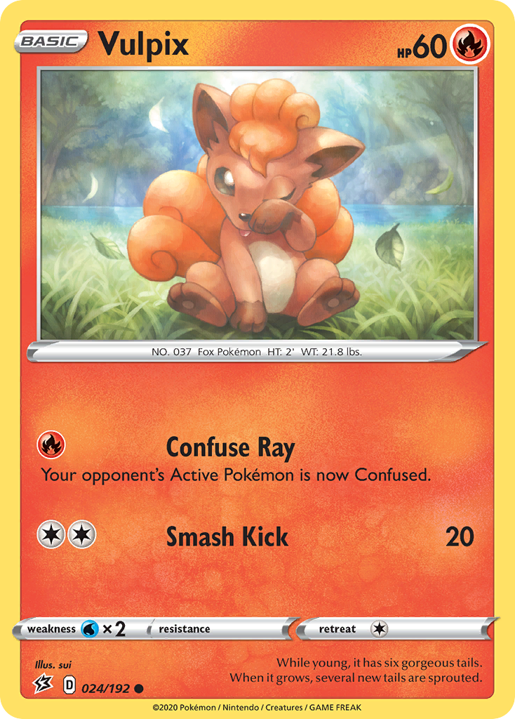 Vulpix (24/192) [SWSH02: Rebel Clash] Reverse Holofoil - Deck Out Gaming