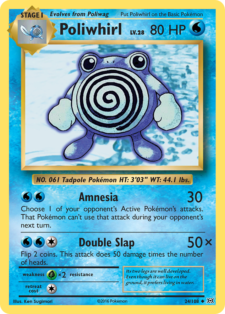 Poliwhirl (24) [XY - Evolutions] - Deck Out Gaming