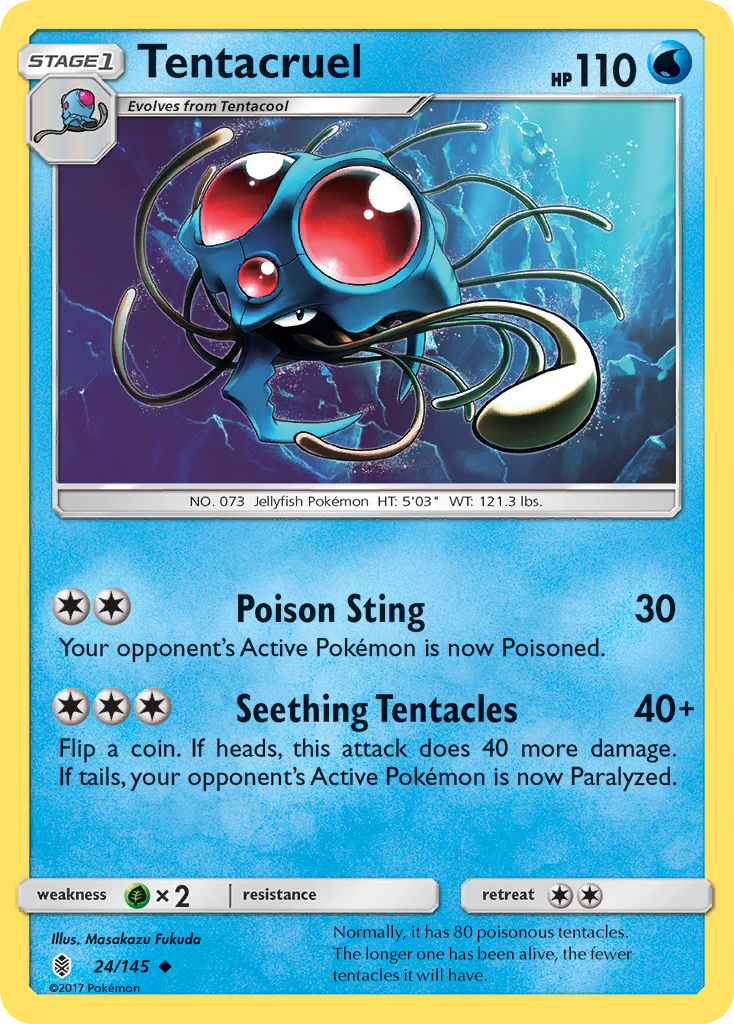 Tentacruel (24) [SM - Guardians Rising] - Deck Out Gaming