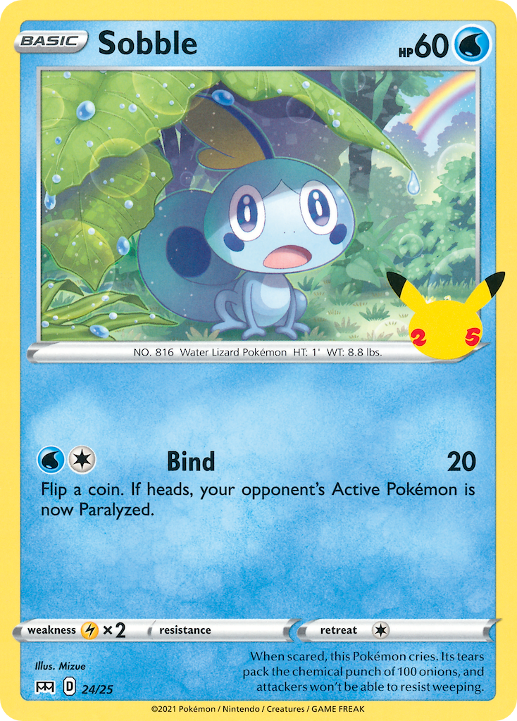 Sobble [McDonald's 25th Anniversary Promos] Holofoil - Deck Out Gaming