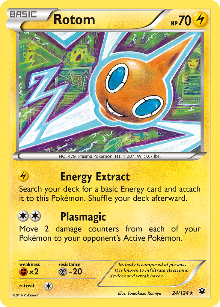 Rotom (24) [XY - Fates Collide] - Deck Out Gaming