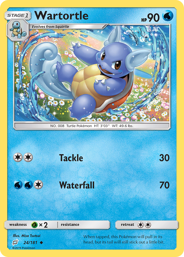 Wartortle (24/181) [Sun & Moon: Team Up] - Deck Out Gaming