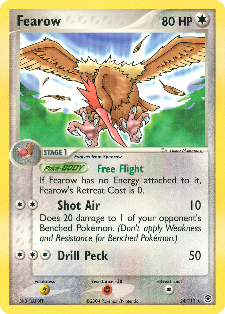 Fearow (24) [FireRed & LeafGreen] Reverse Holofoil - Deck Out Gaming