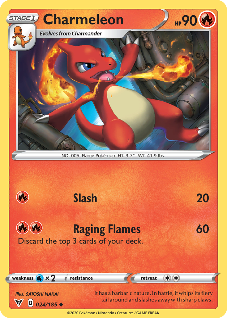 Charmeleon [SWSH04: Vivid Voltage] Reverse Holofoil - Deck Out Gaming