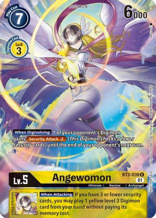 Angewomon (1-Year Anniversary Box Topper) (BT3-039) [Release Special Booster] Foil