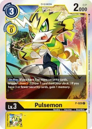 Pulsemon - P-028 (Double Diamond Pre-Release) (P-028) [Digimon Promotion Cards] Foil