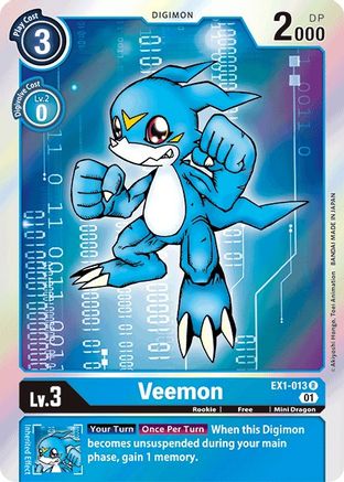 Veemon (EX1-013) [Classic Collection] Foil