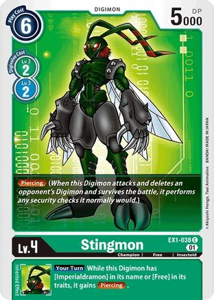 Stingmon (EX1-038) [Classic Collection]