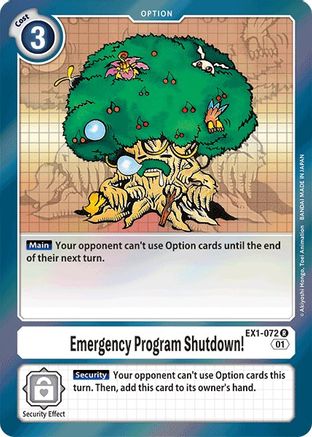 Emergency Program Shutdown! (EX1-072) [Classic Collection] Foil