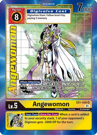 Angewomon (Alternate Art) (EX1-030) [Classic Collection]