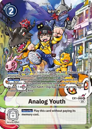 Analog Youth (Alternate Art) (EX1-066) [Classic Collection] Foil