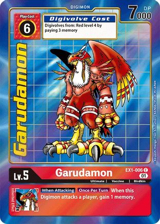 Garudamon (Alternate Art) (EX1-006) [Classic Collection] Foil