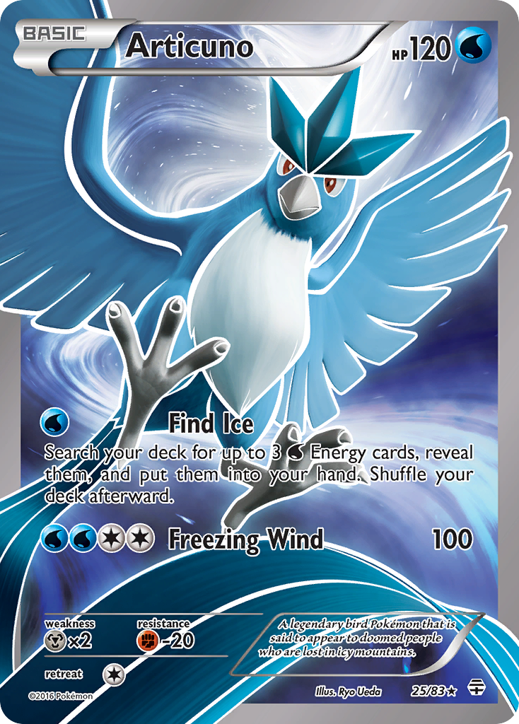 Articuno (25) [Generations] - Deck Out Gaming