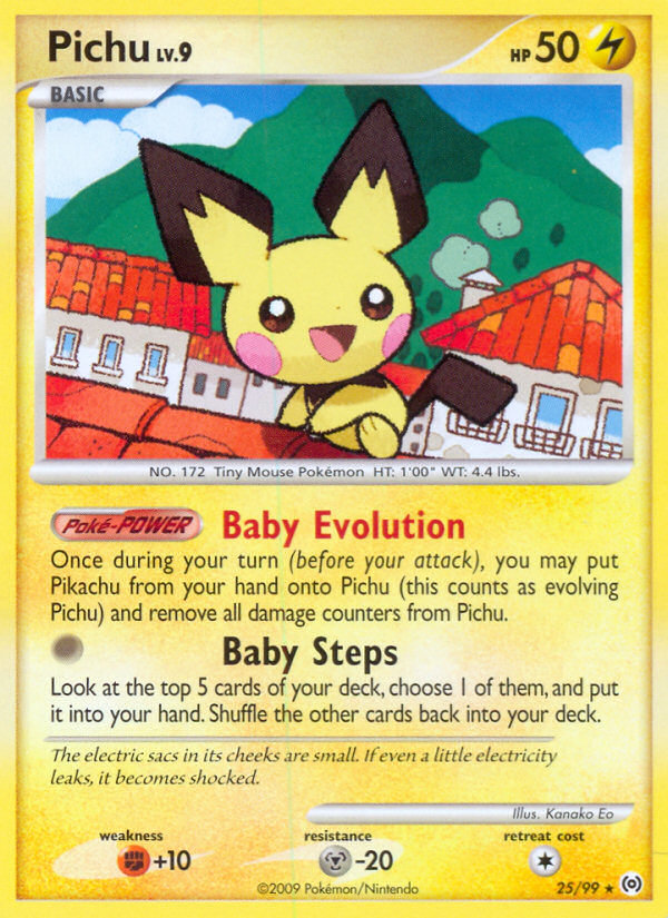 Pichu (25) [Arceus] Reverse Holofoil - Deck Out Gaming