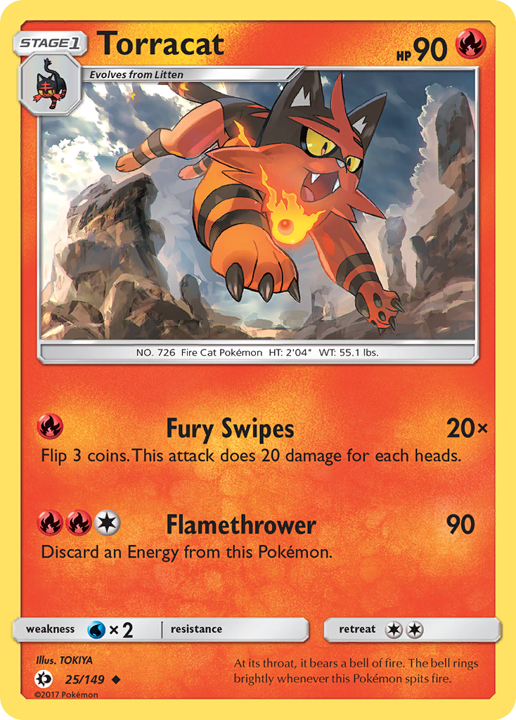 Torracat (25) [SM Base Set] - Deck Out Gaming