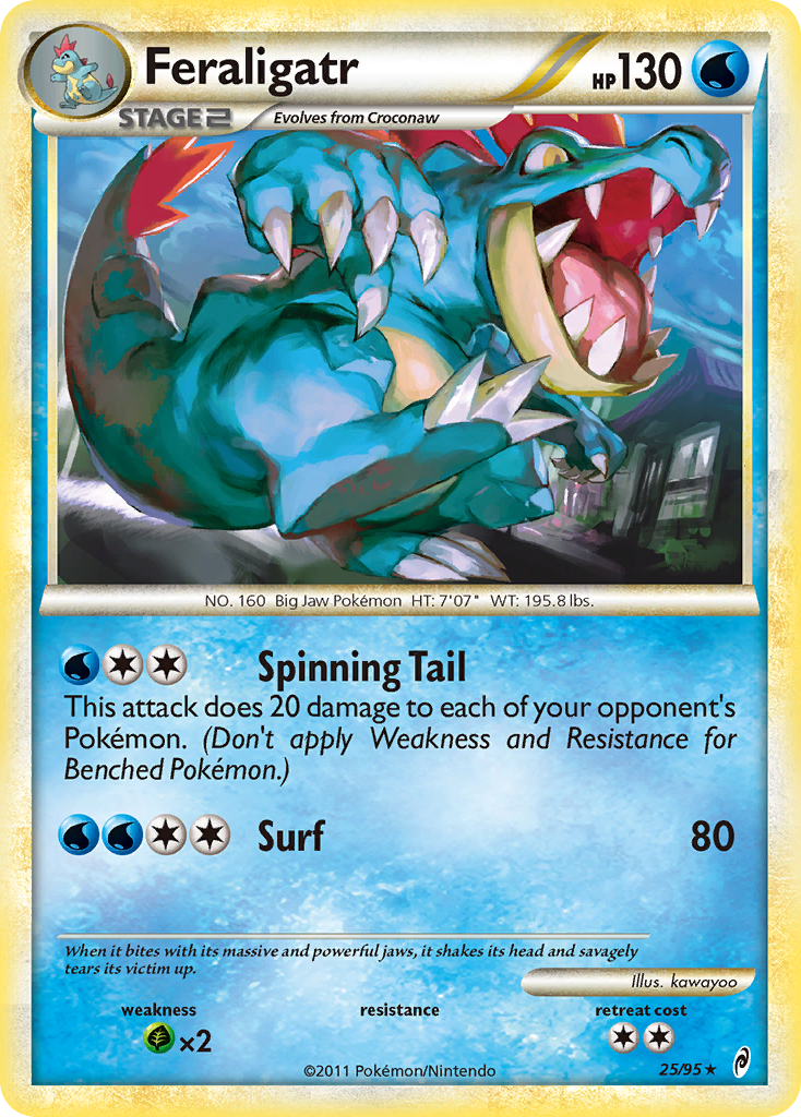 Feraligatr (25) [Call of Legends] Reverse Holofoil - Deck Out Gaming