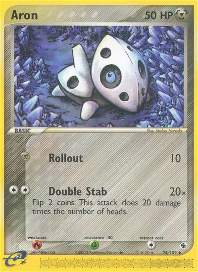 Aron (25) (25) [Ruby and Sapphire] Reverse Holofoil
