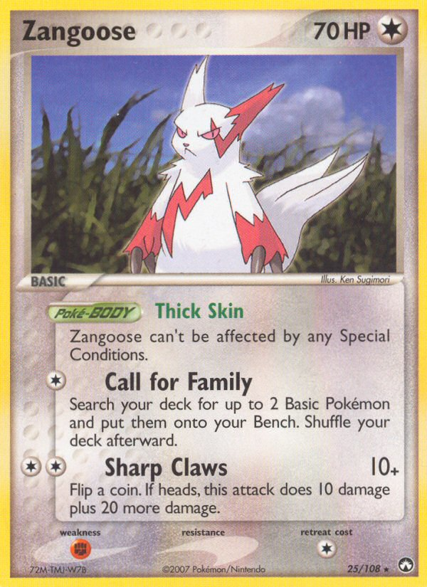 Zangoose (25) [Power Keepers] Reverse Holofoil