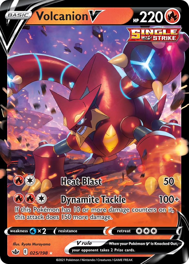 Volcanion V (025/198) [Sword & Shield: Chilling Reign] - Deck Out Gaming