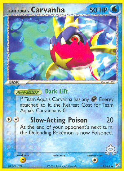 Team Aqua's Carvanha (25) (25) [Team Magma vs Team Aqua] - Deck Out Gaming