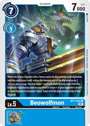 Beowolfmon (BT7-025) [Next Adventure]