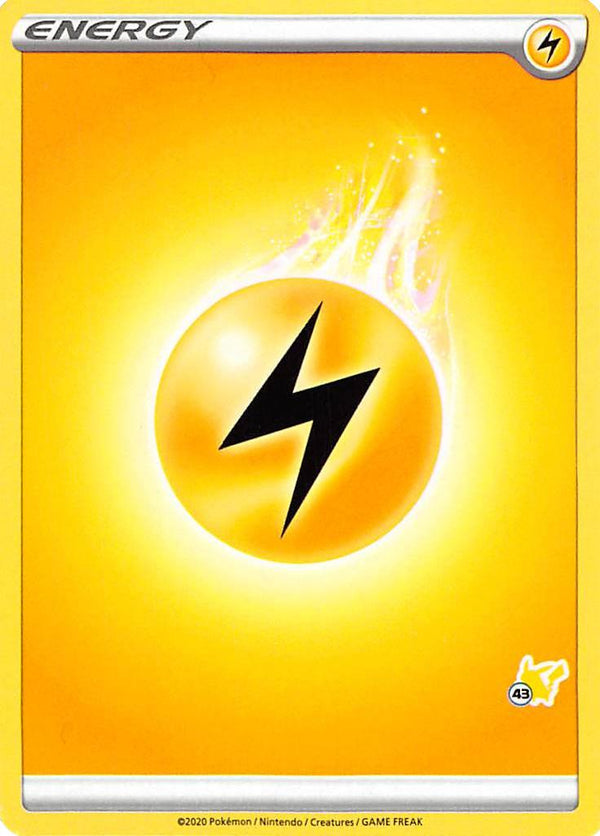 Lightning Energy (Pikachu Stamp #43) [Battle Academy 2022] - Deck Out Gaming