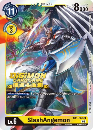 SlashAngemon (Digimon Card Game Fest 2022) (BT1-062) [Release Special Booster] Foil