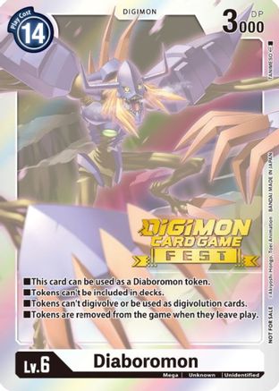 Diaboromon Token (Digimon Card Game Fest 2022) () [Release Special Booster] Foil