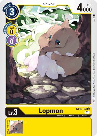 Lopmon (ST10-03) [Starter Deck 10: Parallel World Tactician]