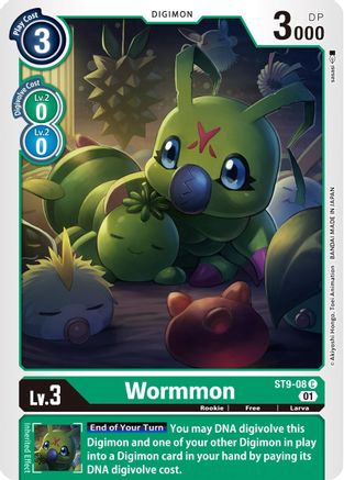 Wormmon (ST9-08) [Starter Deck 09: Ultimate Ancient Dragon]