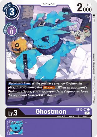 Ghostmon (ST10-07) [Starter Deck 10: Parallel World Tactician]