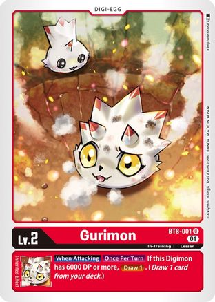 Gurimon (BT8-001) [New Awakening]