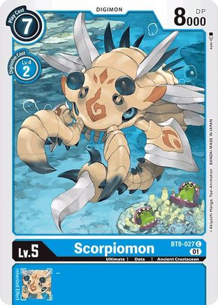 Scorpiomon (BT8-027) [New Awakening]
